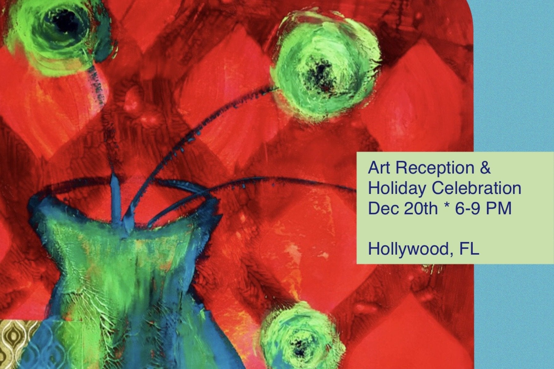 Dec 20th -Holiday Art Reception - TatianaCast
