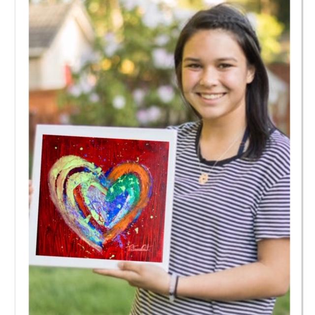 Beautiful Heart Paintings on sale!