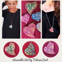 Wearable Art ❤️ Beautiful Handmade Heart Pendants! - TatianaCast 