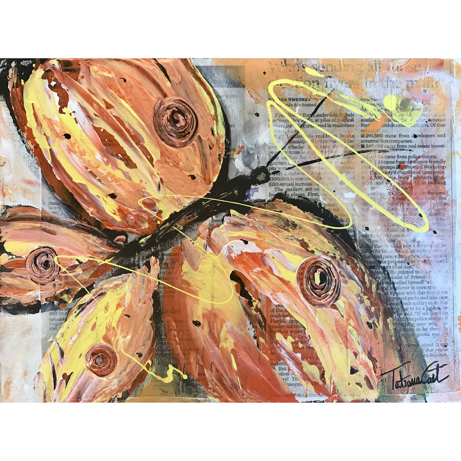 Orange Butterfly -Prints - TatianaCast 