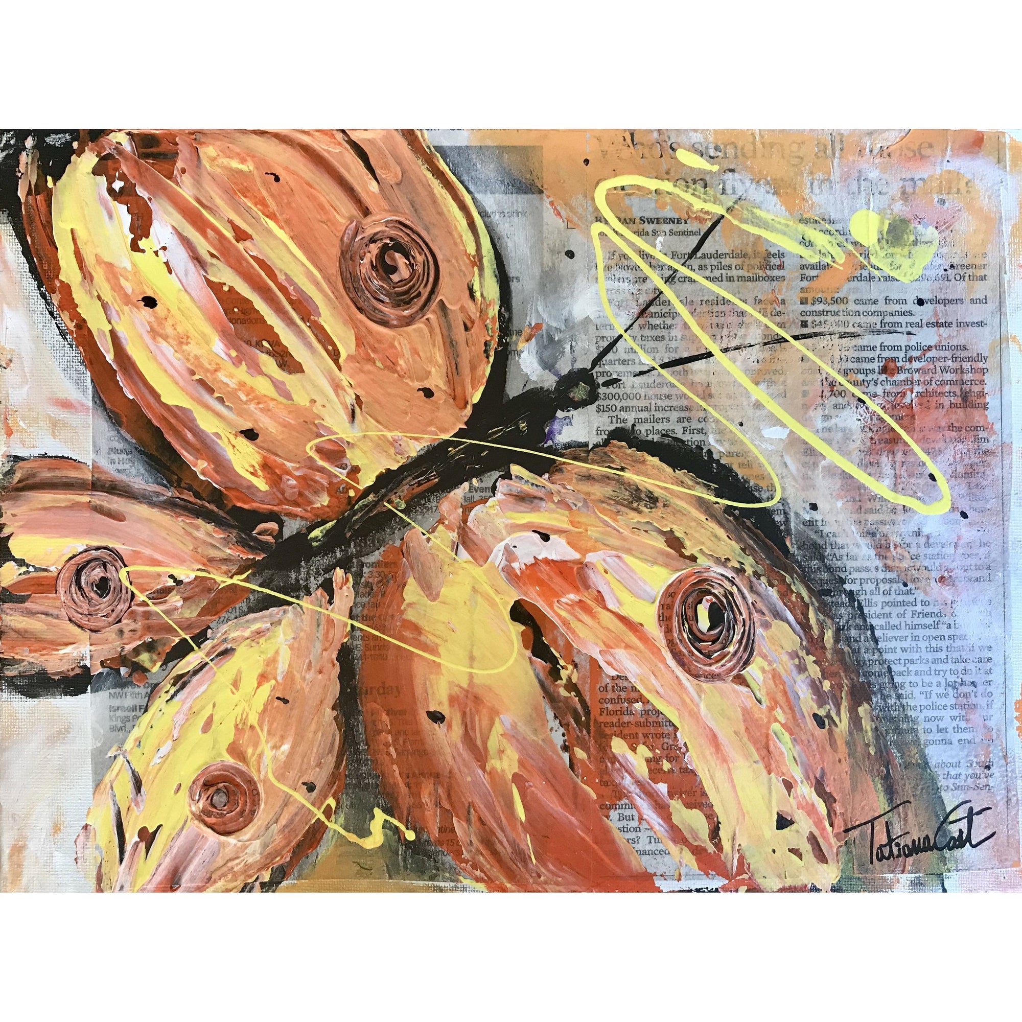 Butterfly Set of 3 -Prints - TatianaCast