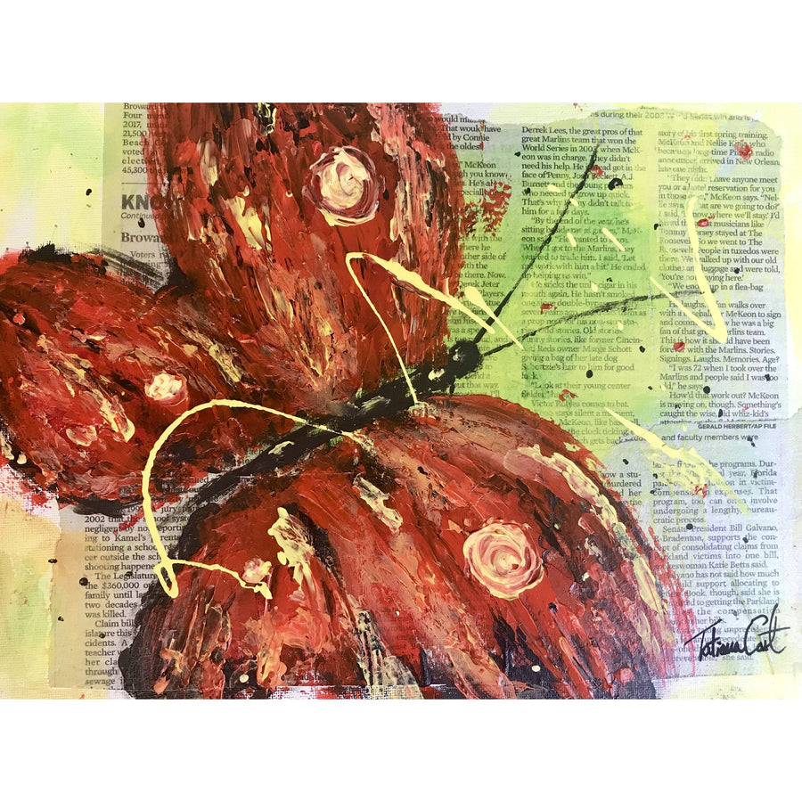 Red Butterfly -Prints - TatianaCast 