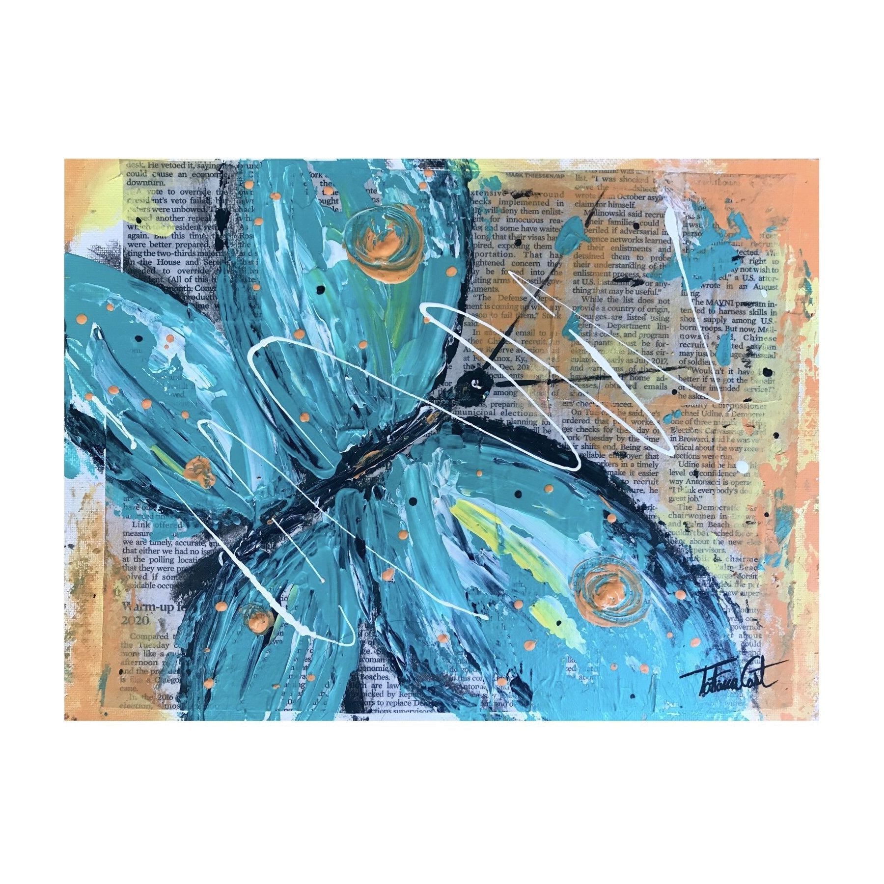 Blue Butterfly -Prints - TatianaCast