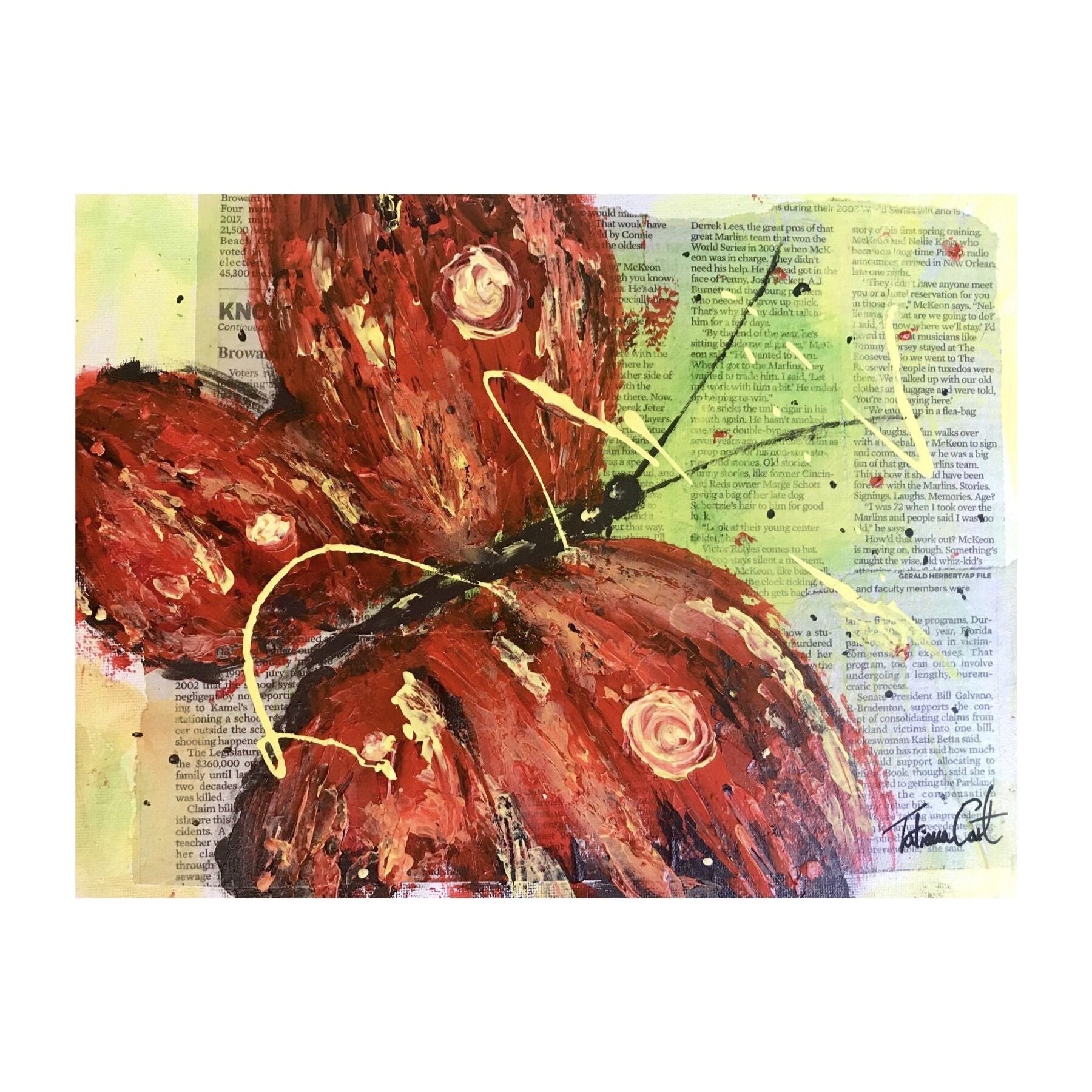 Red Butterfly -Prints - TatianaCast
