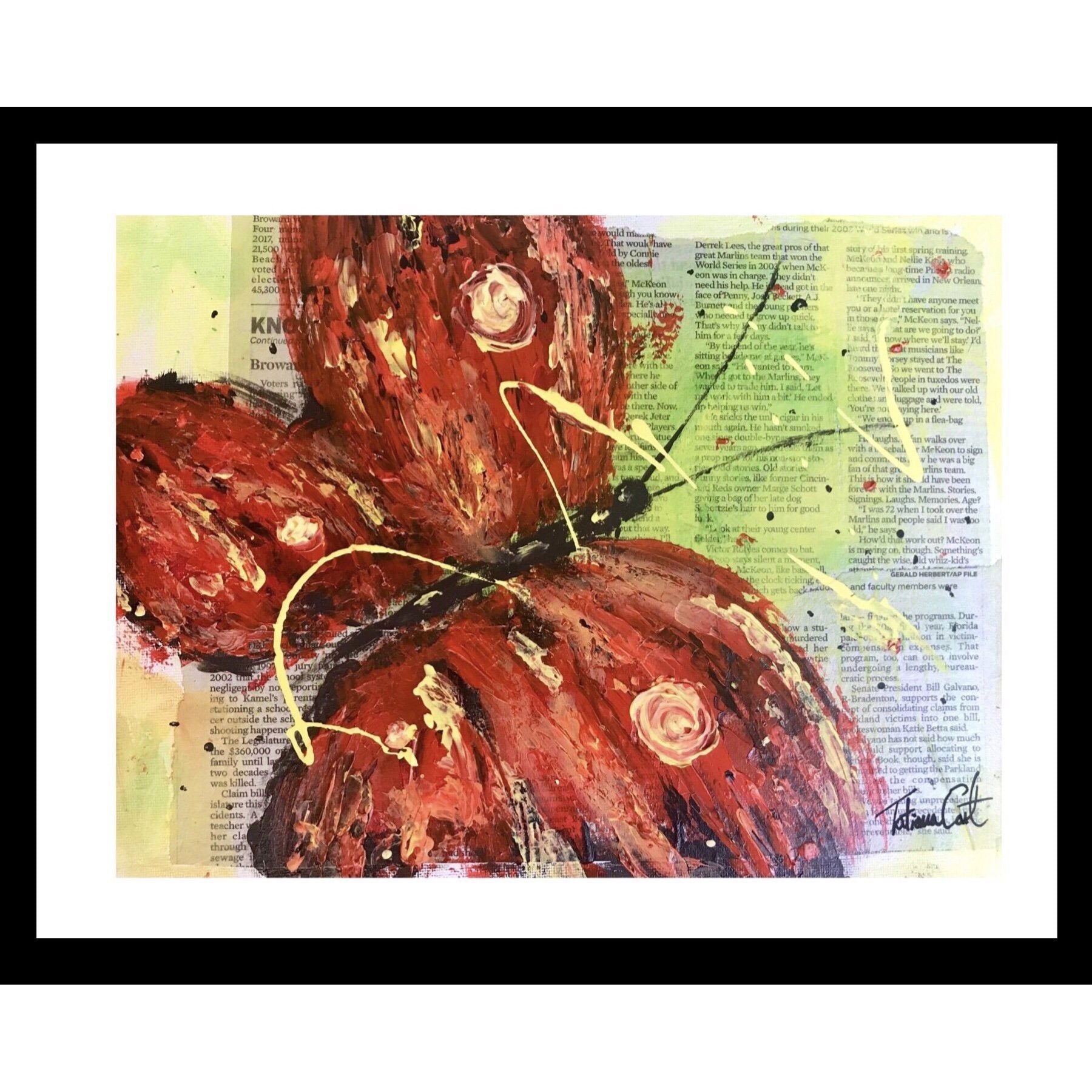 Red Butterfly -Prints - TatianaCast