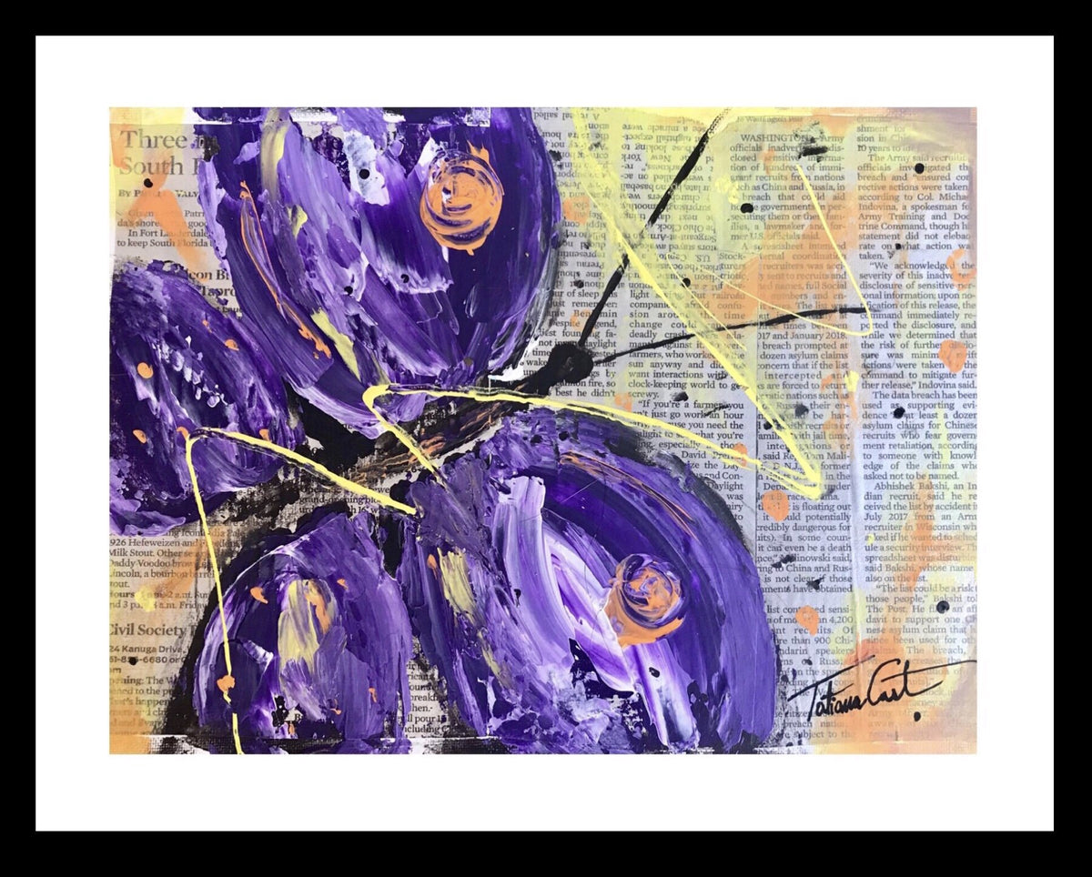 Purple Butterfly -Prints - TatianaCast