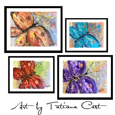 Purple Butterfly -Prints - TatianaCast