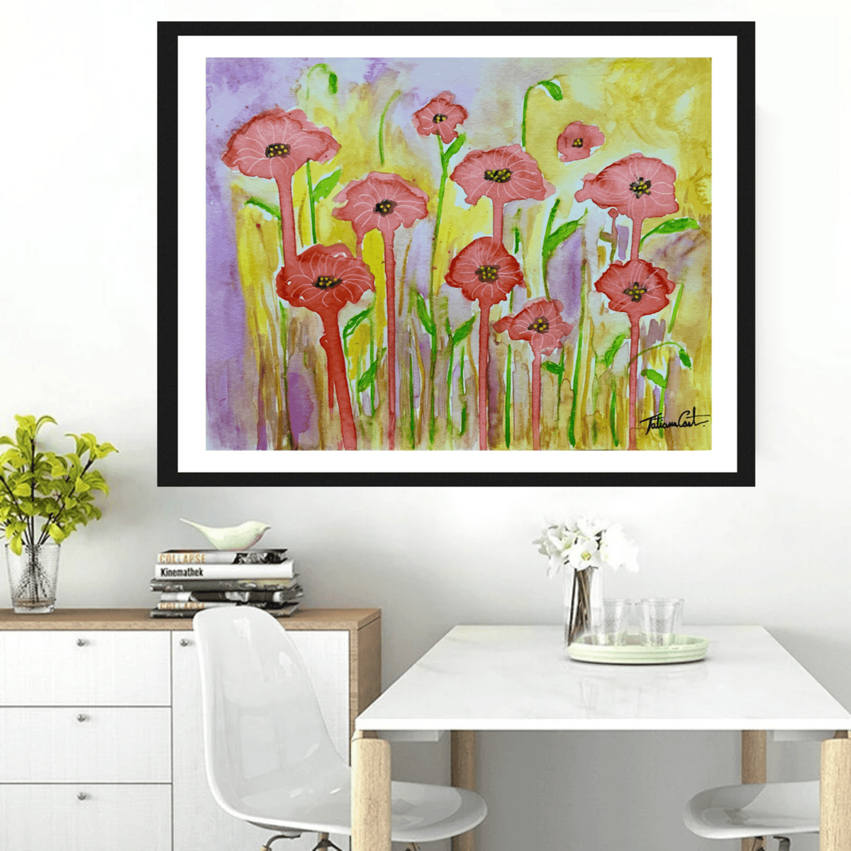 Whimsical Poppy Field -Prints - TatianaCast