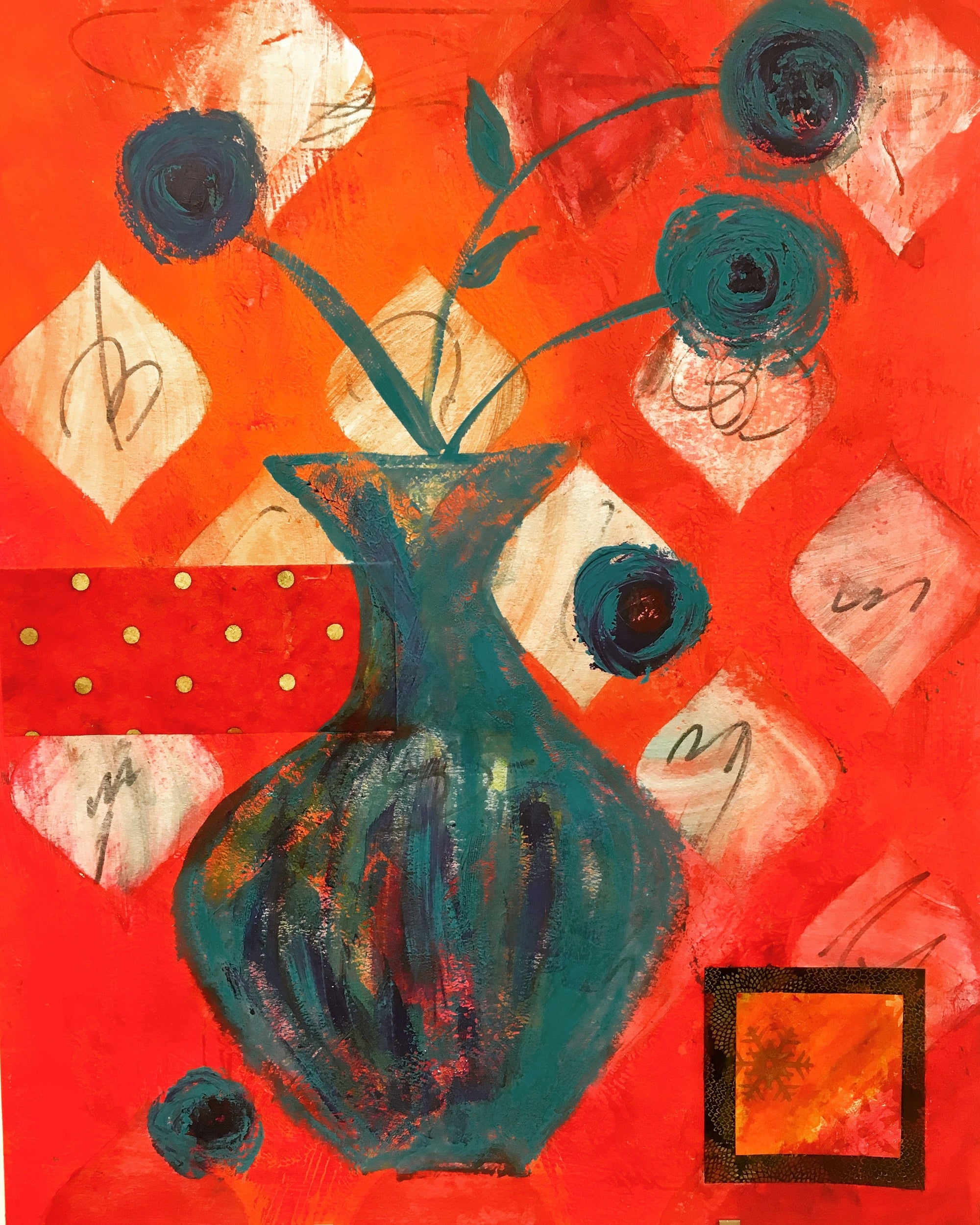 Blue Blossoms - Prints - TatianaCast